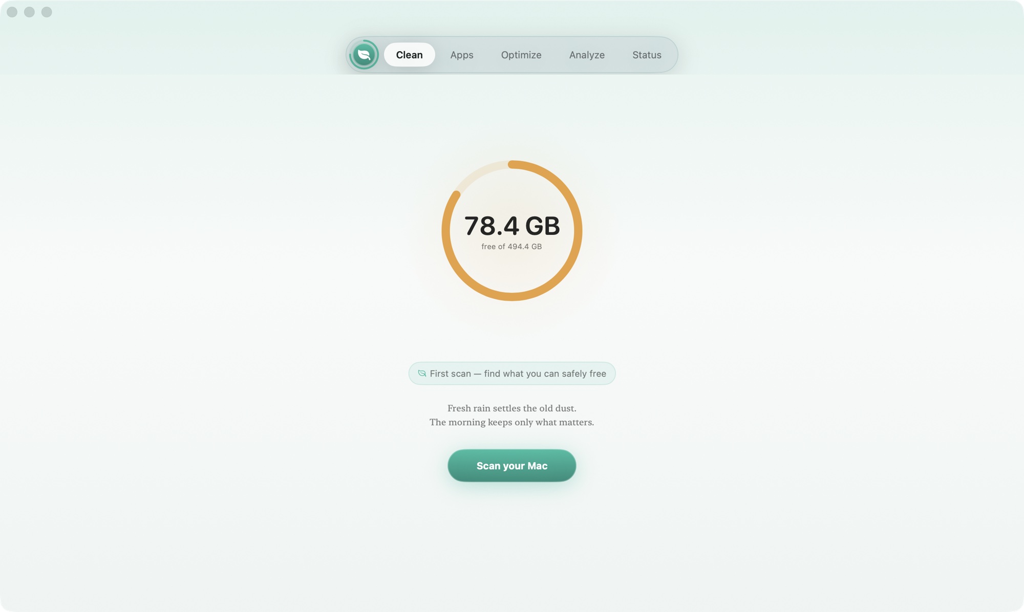 Freshist Clean — Reclaim the space your Mac forgot.